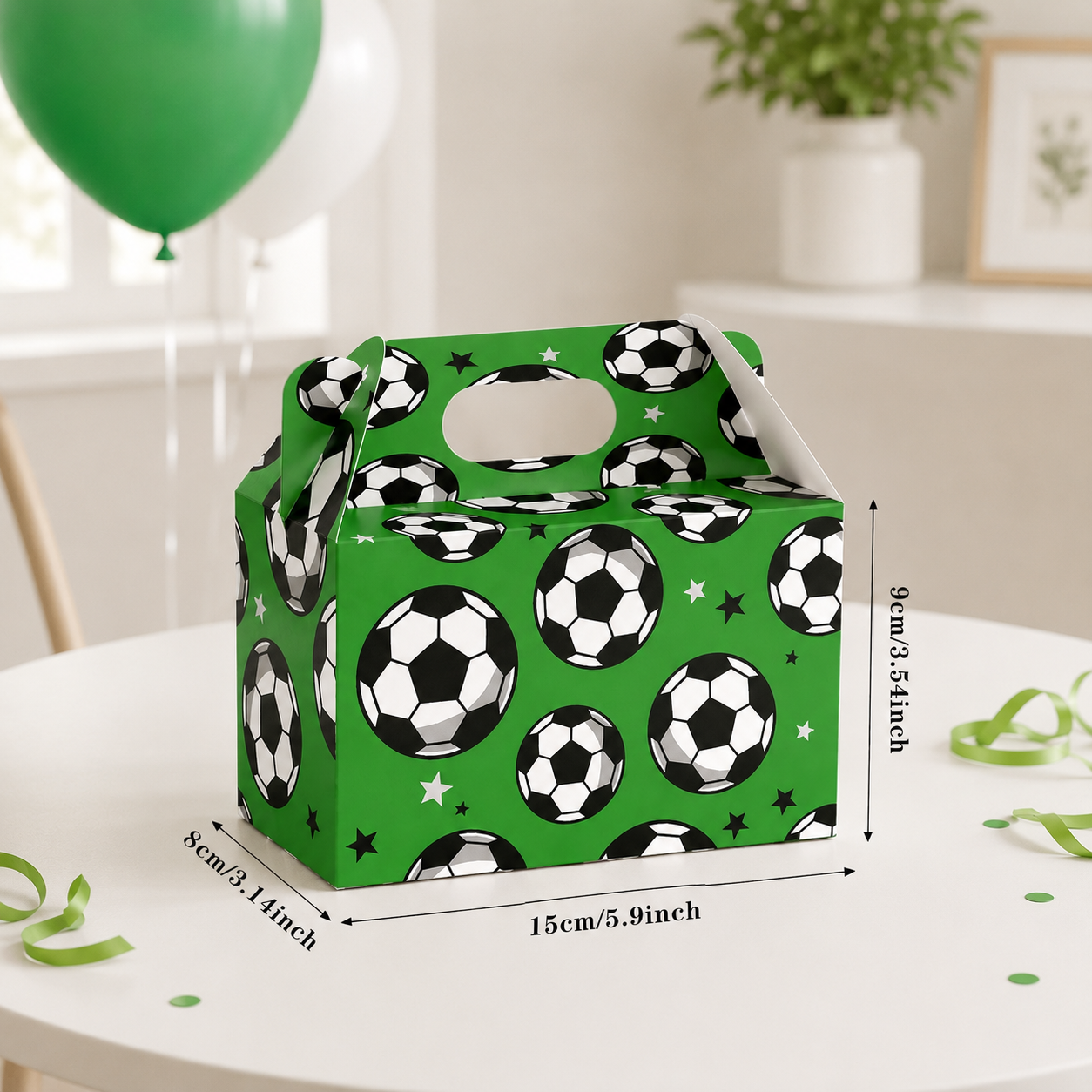 8/12/16pcs Handheld Football Candy Box Sports Snack Box Birthday Party Football Theme Party Decoration Supplies