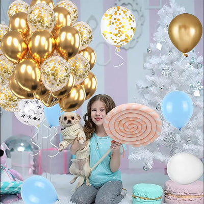 Ballon Anniversaire - GlitterBubblesâą - Or