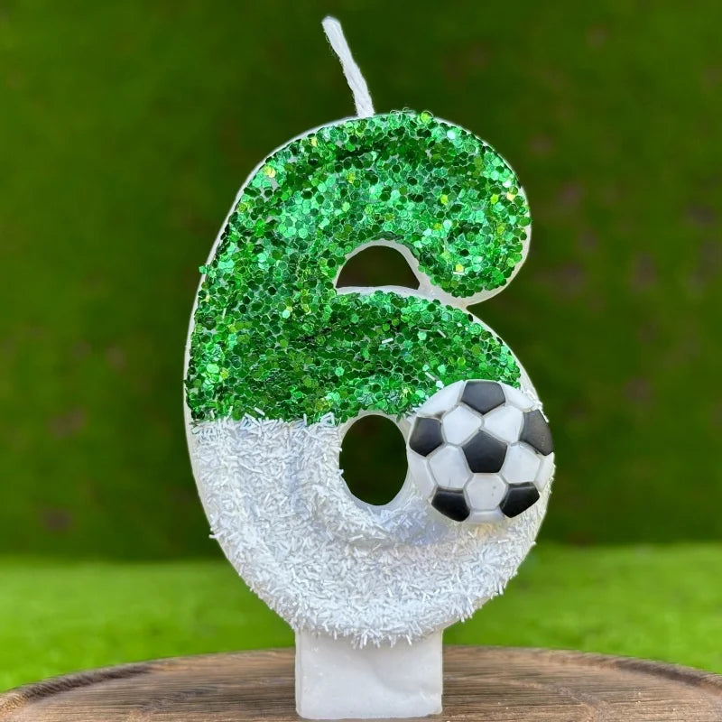 Bougie anniversaire / Football