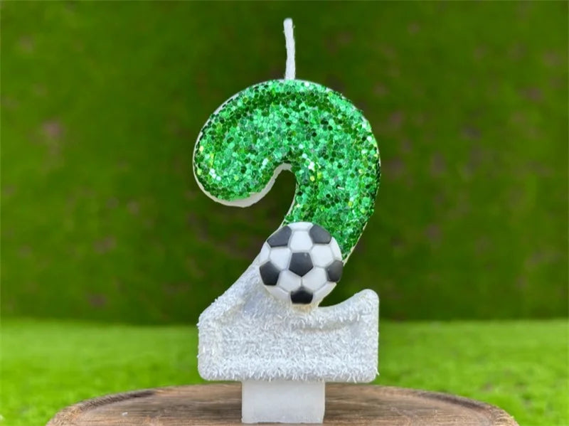 Bougie anniversaire / Football