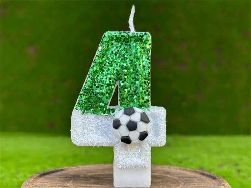 Bougie anniversaire / Football