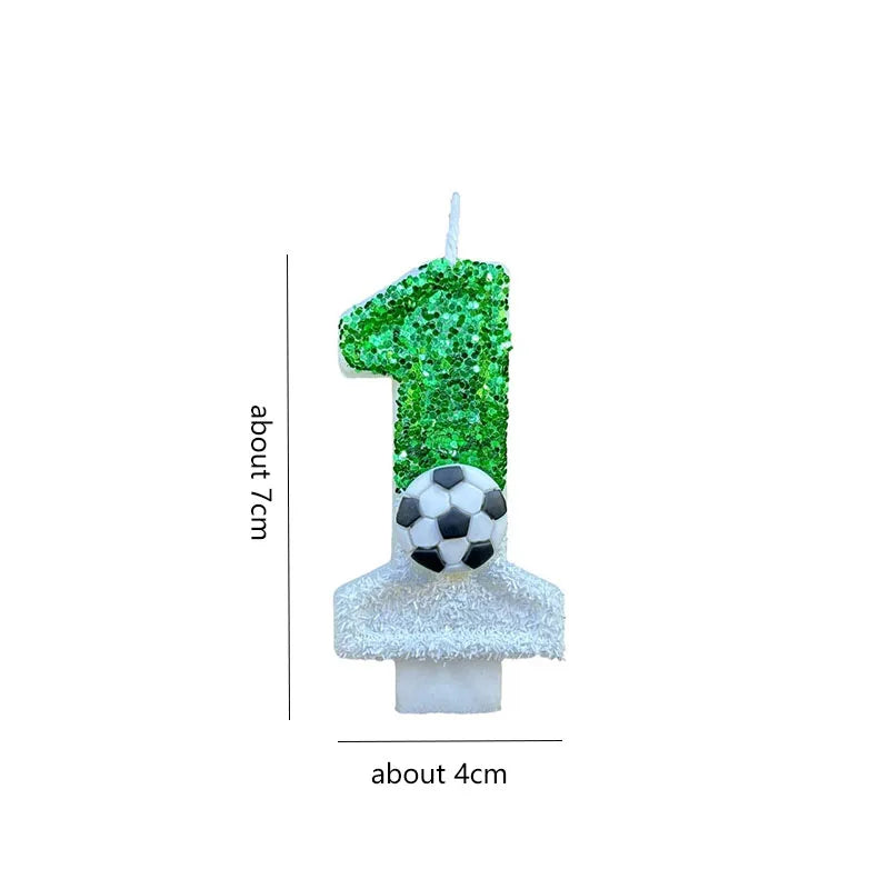 Bougie anniversaire / Football
