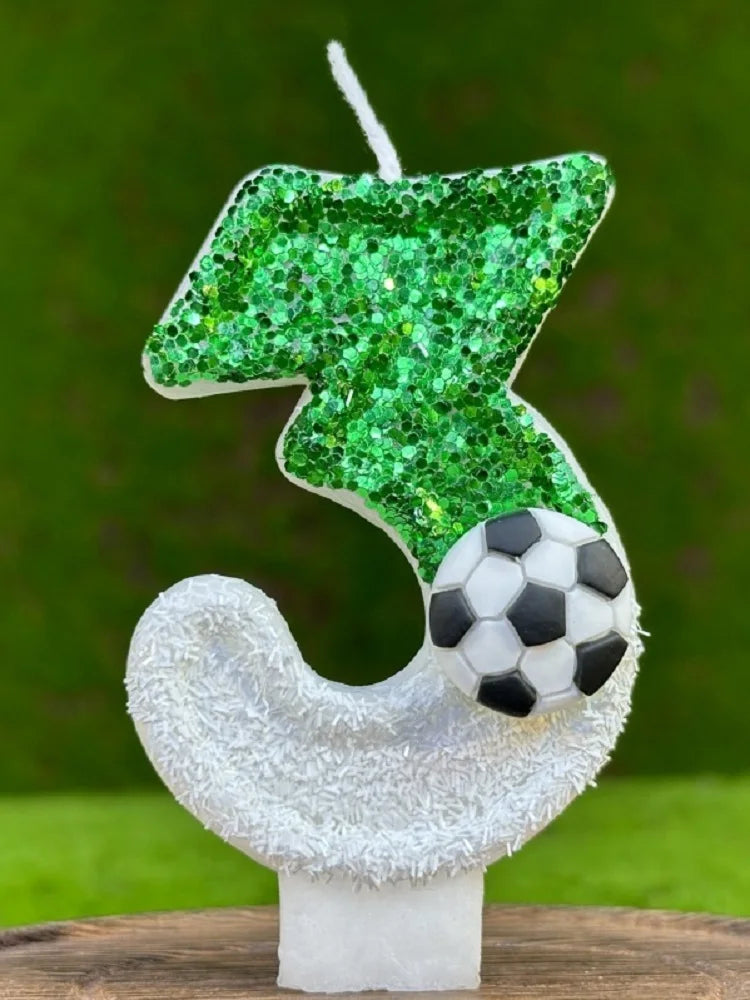 Bougie anniversaire / Football