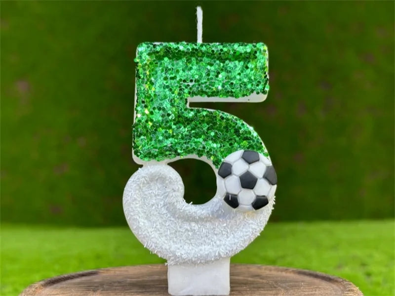 Bougie anniversaire / Football