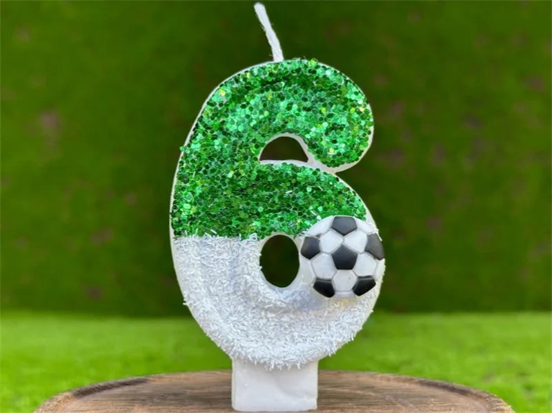Bougie anniversaire / Football