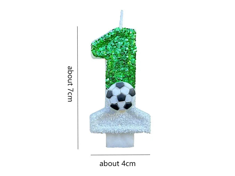 Bougie anniversaire / Football