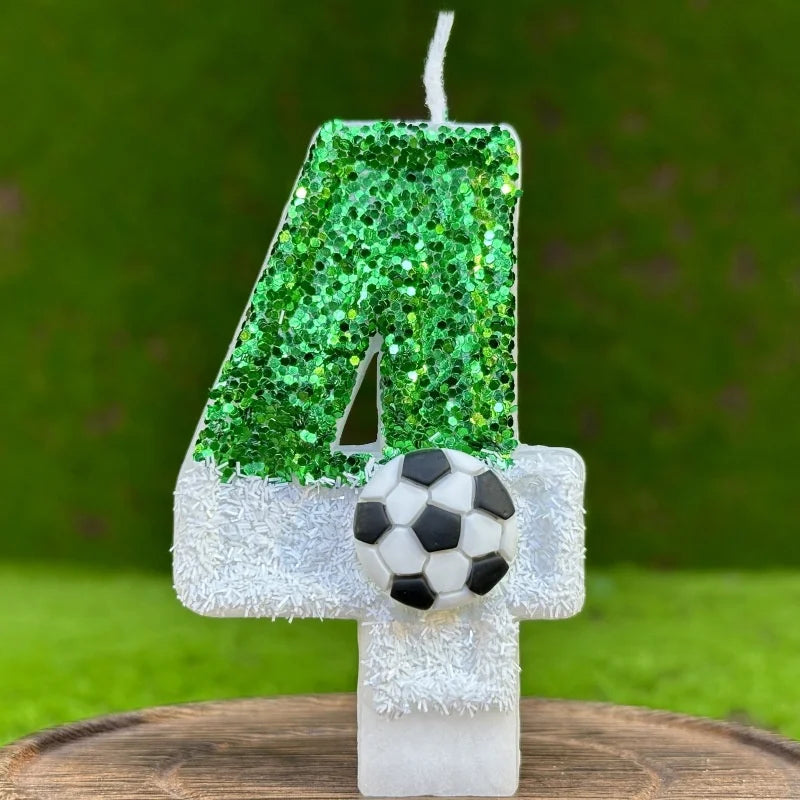 Bougie anniversaire / Football