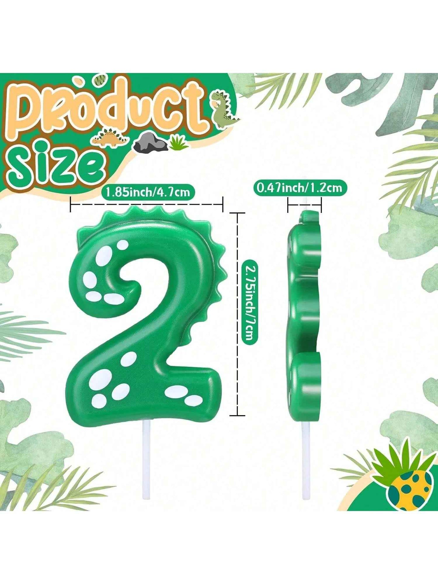 bougie anniversaire dinosaure dimension