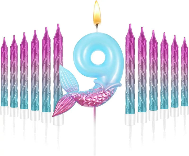 bougie anniversaire sirene 9