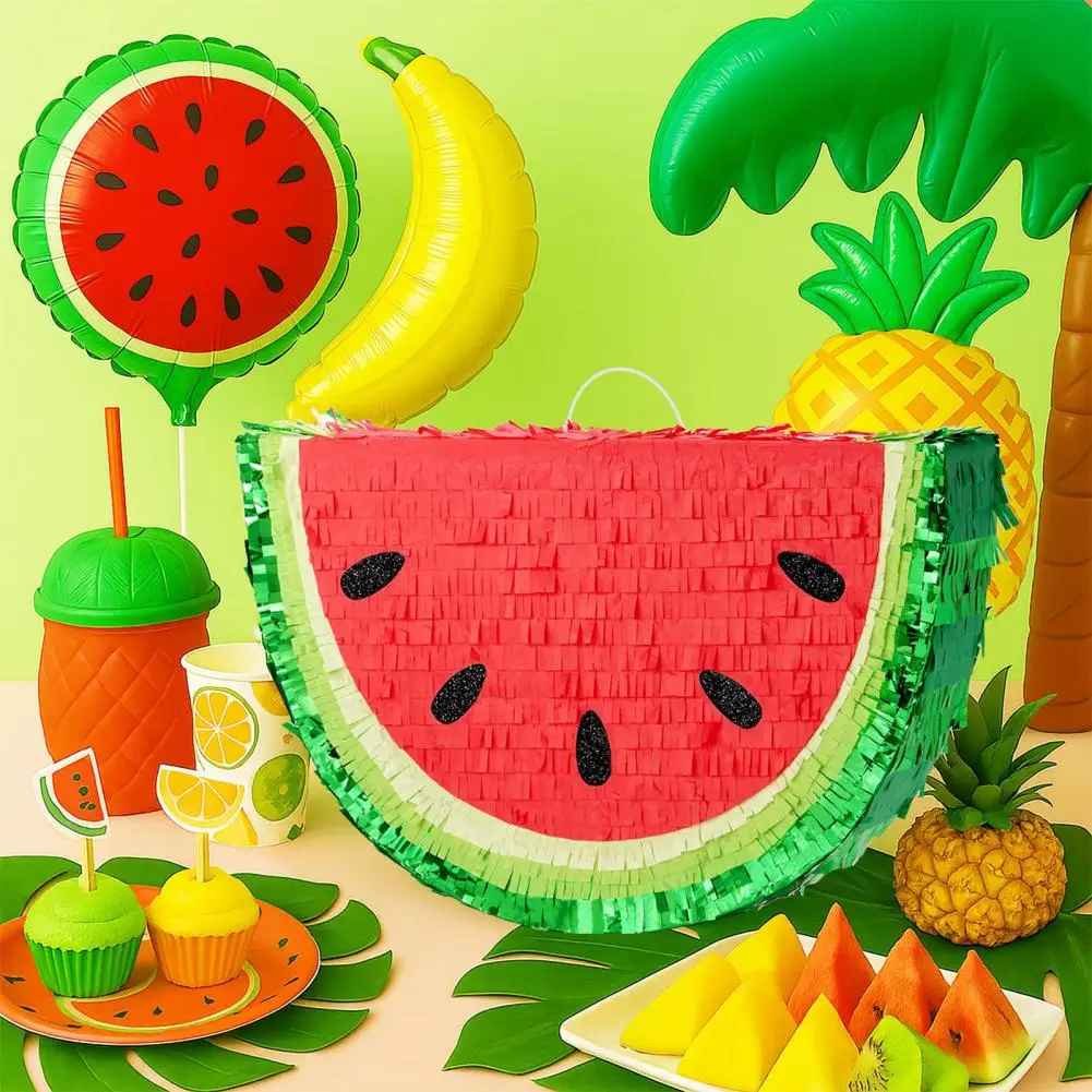 pinata melon deau pasteque cupcake fruit ballon