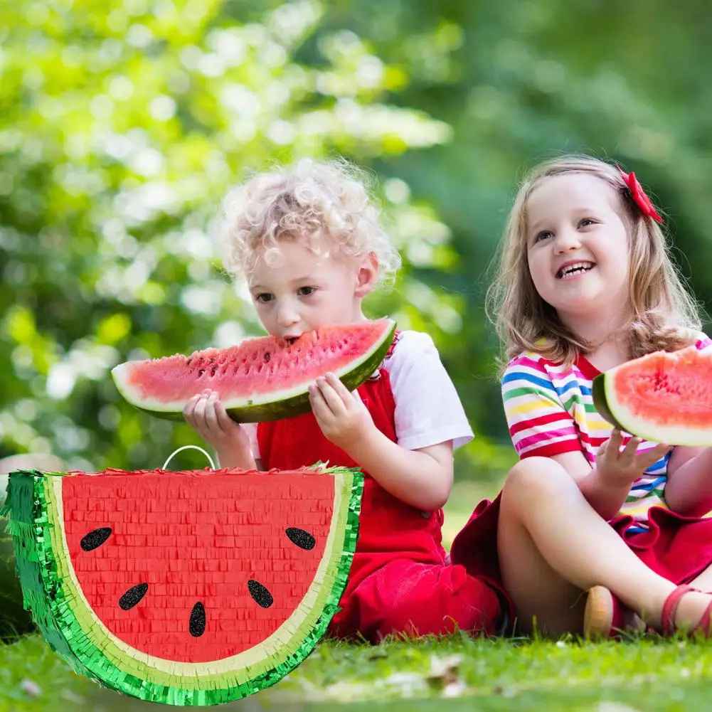 pinata melon deau pasteque fille garcon exterieur