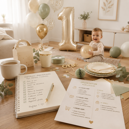 🎁 La checklist ultime pour organiser un anniversaire