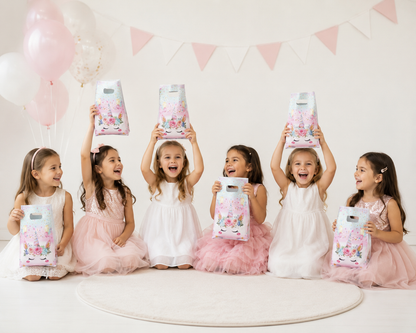 Sac cadeau anniversaire licorne | Lot de 10