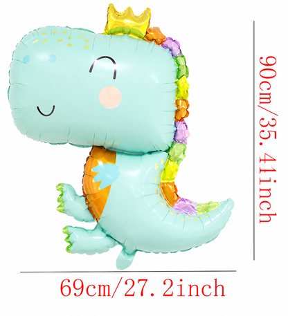 Ballon d anniversaire | Dinosaure | Lot de 5 pièces