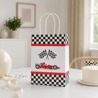 Sac cadeau pour anniversaire | Formule 1 | 10, 20 ou 30 pièces