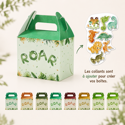 Boîte à Cadeau Dinosaure | Lot de 8