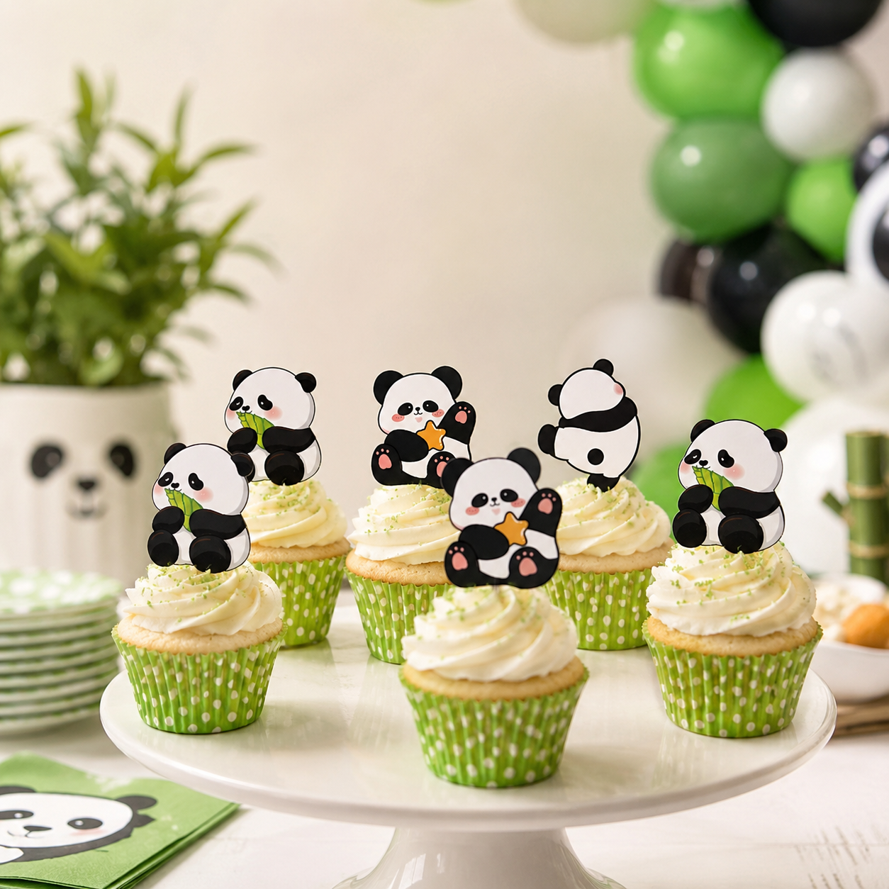 cake topper anniversaire | Panda