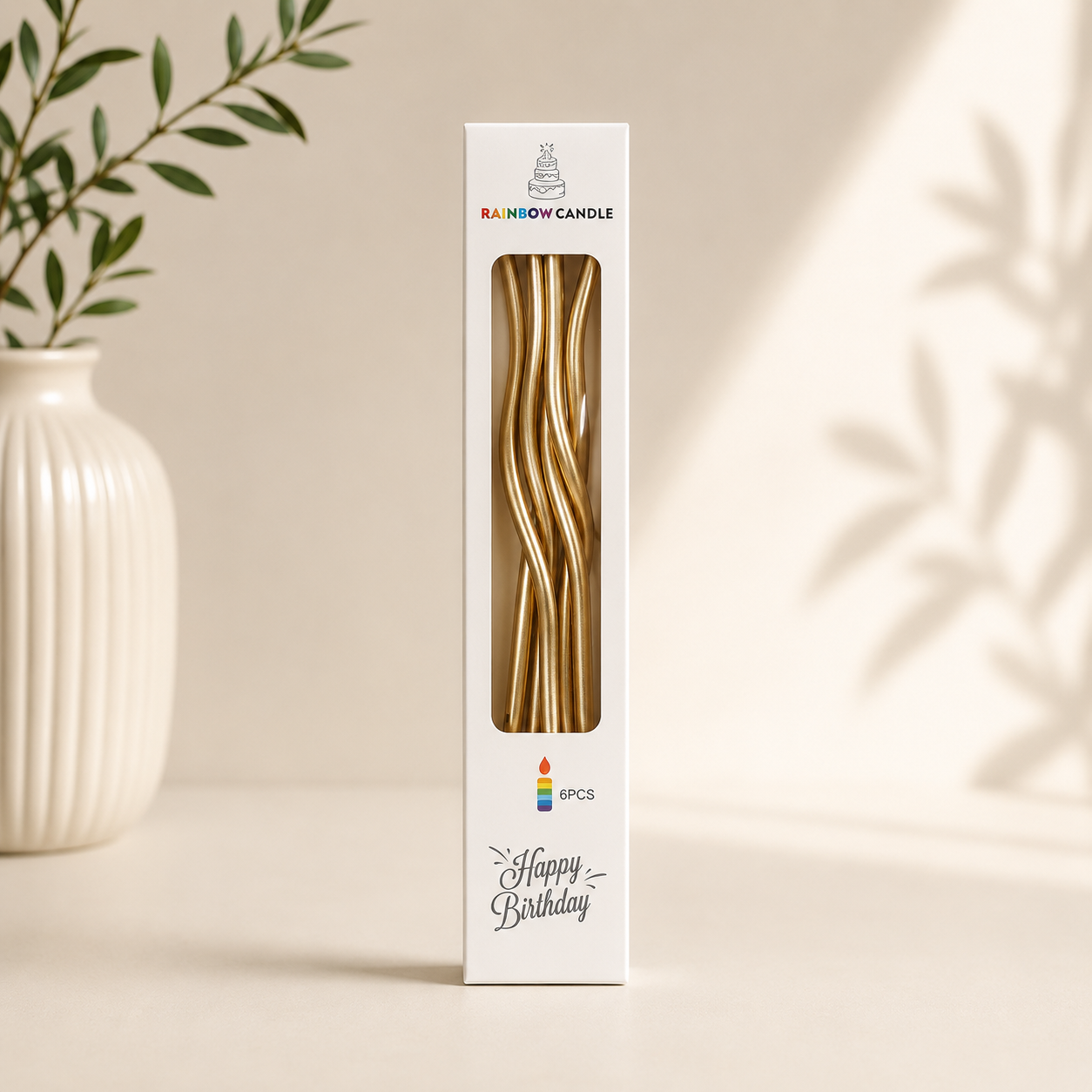 Bougies anniversaire | Spirale Élégante
