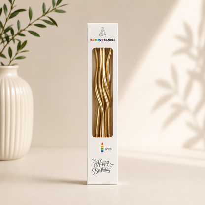 Bougies anniversaire | Spirale Élégante