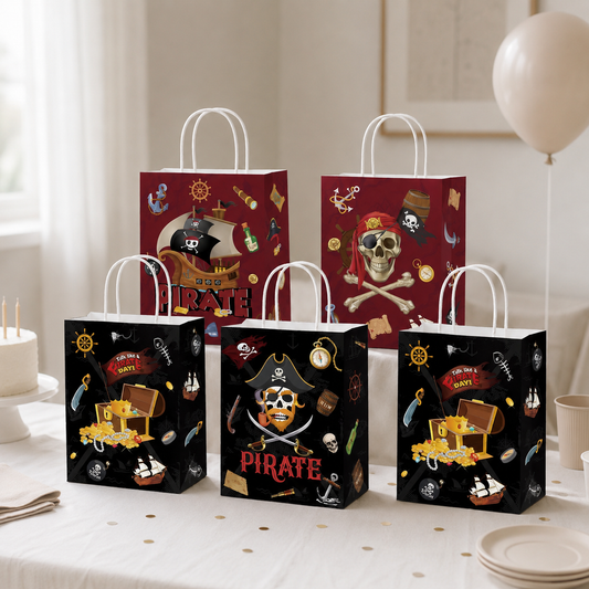 Sac Cadeau Anniversaire Enfant Pirate | Lots de 10, 20 ou 30 Pièces
