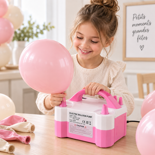 Pompe à Ballons Électrique Double Embout | Prise EU