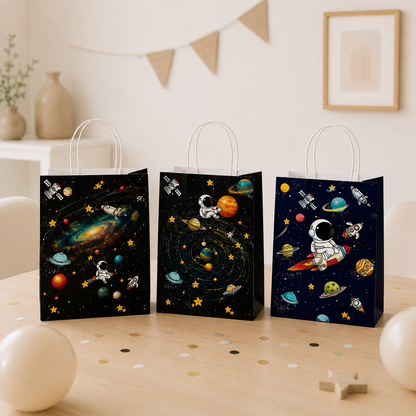 Sac cadeau anniversaire espace | Astronaute | 10, 20 ou 30 pièces