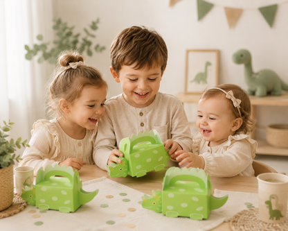Boîte Cadeau Dinosaure | Lot 10 Pièces Anniversaire