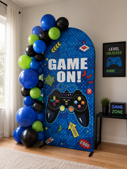 Backdrop Gamer Anniversaire Jeux Vidéo | Immersif