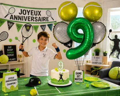 Ballon deco anniversaire | Tennis Kit Complet