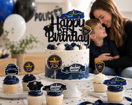 Cake toppers | Police