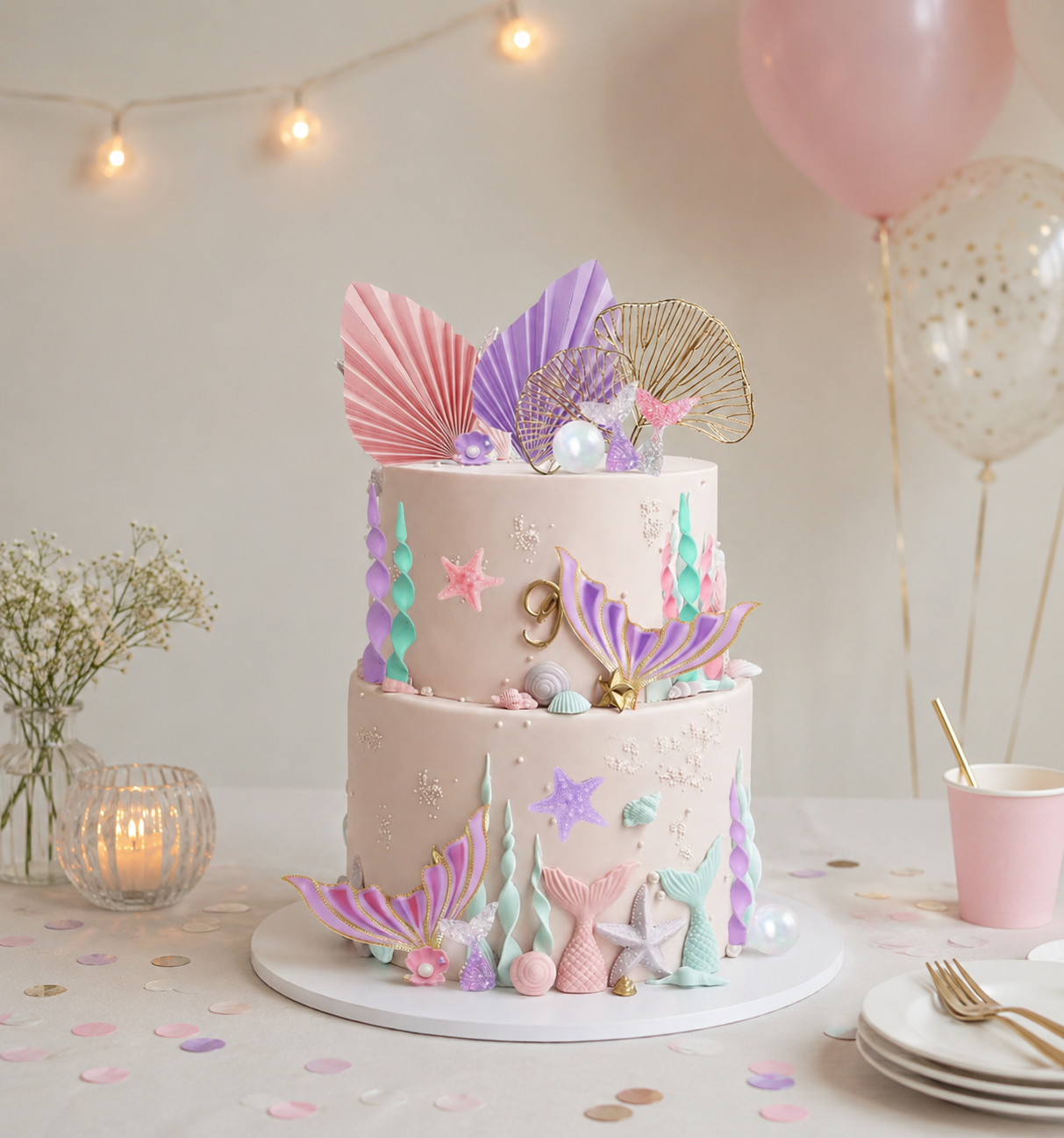 Topper cake | Sirène Féerique