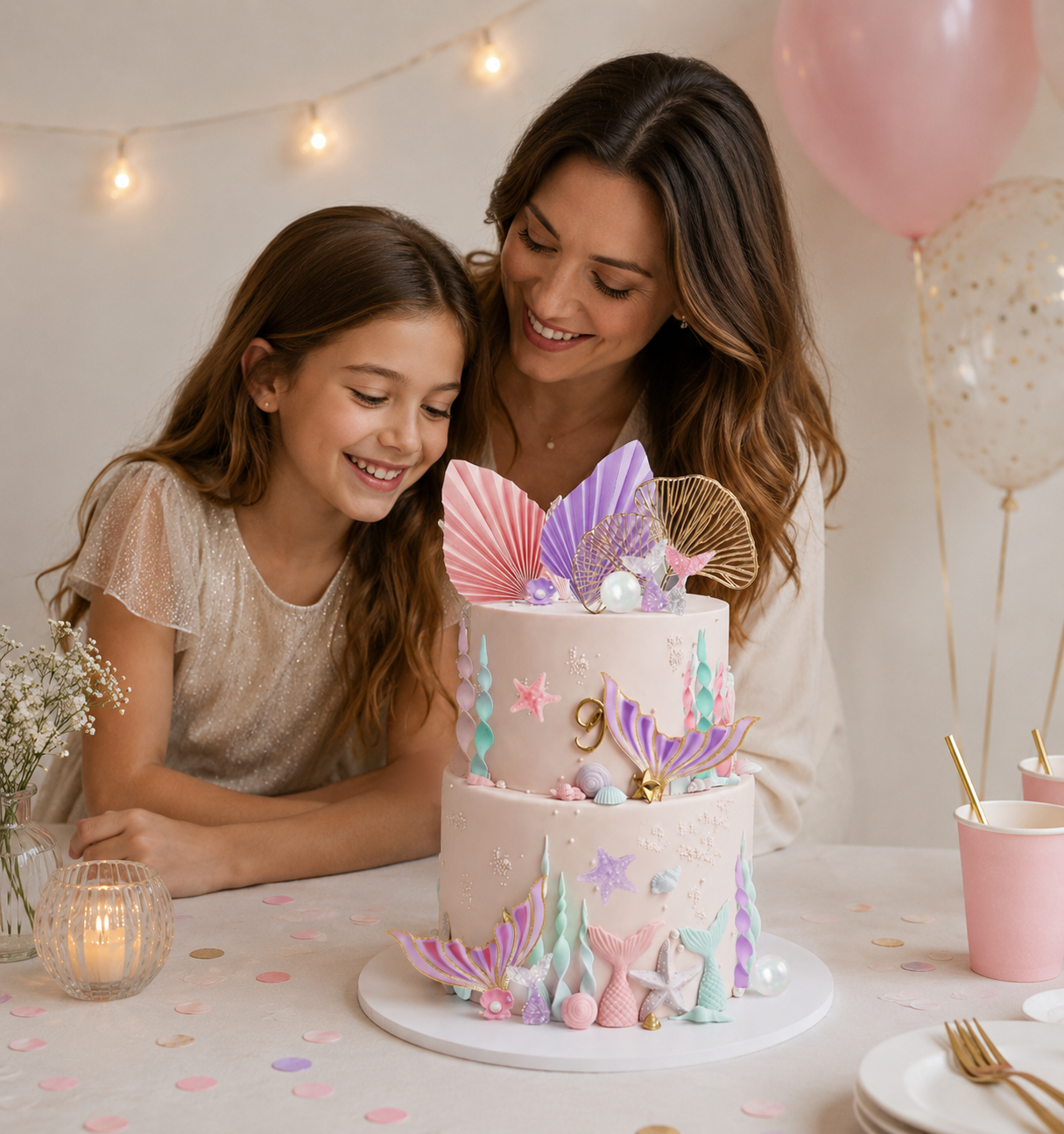 Topper cake | Sirène Féerique