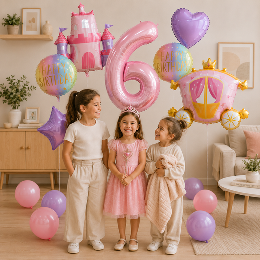 Ballon d anniversaire | Château de Princesse