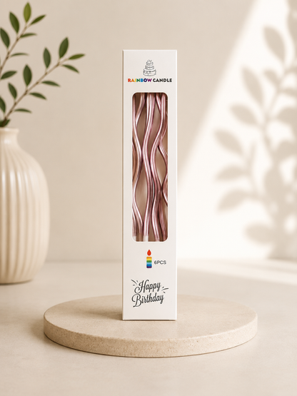 Bougies anniversaire | Spirale Élégante