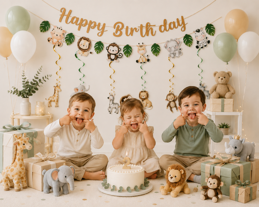 Banderol joyeux anniversaire | Jungle Safari