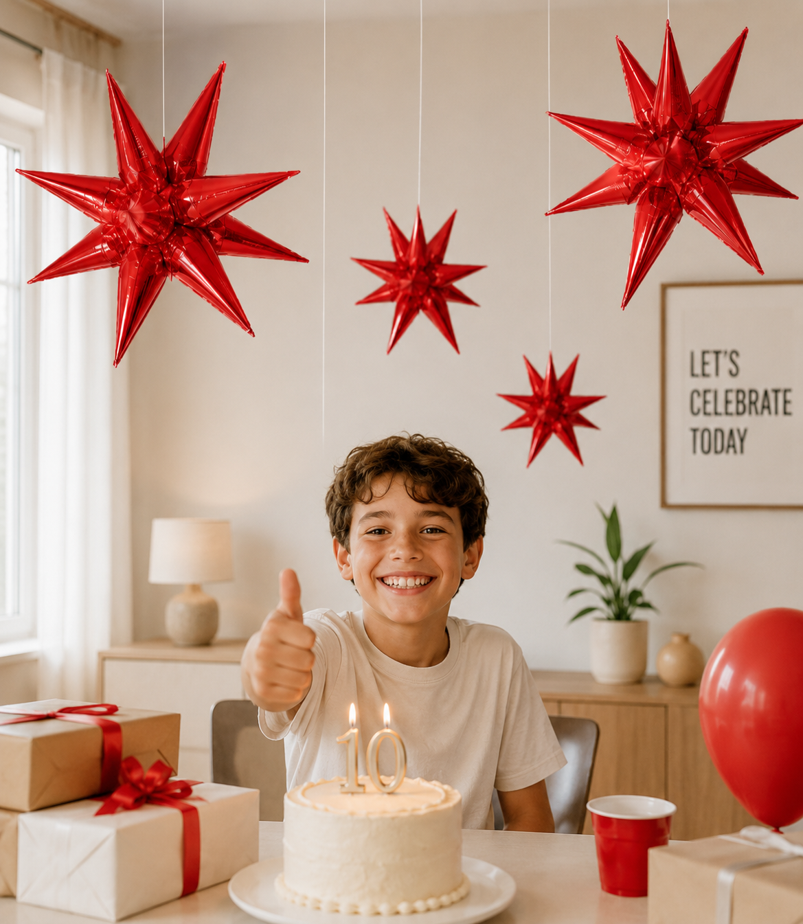 Ballon pour anniversaire | Étoile 26 pouces | lot de 2