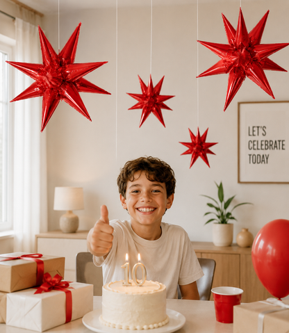 Ballon pour anniversaire | Étoile 26 pouces | lot de 2