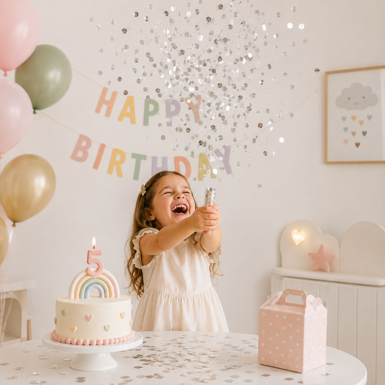 Confetti Cannon Small Confetti Poppers Cannon for Weddings Birthdays Graduations Baby Showers Parties Fun Party Decorations