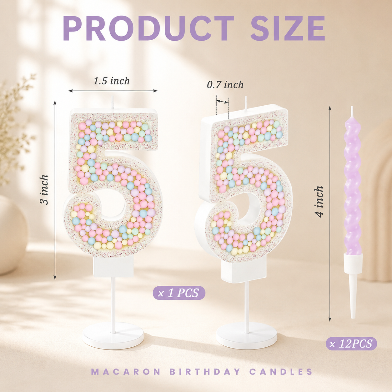 Bougie anniversaire | Flamme Stable