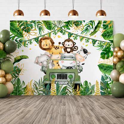Toile de Fond Jungle Safari | Tropicale