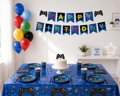 Decoration table pour anniversaire | Gaming | 62 pièces