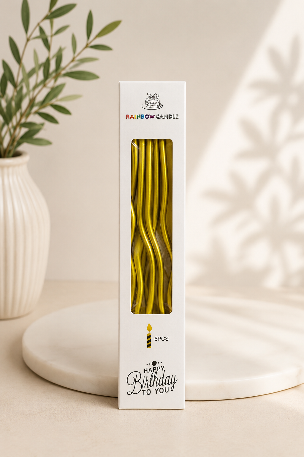 Bougies anniversaire | Spirale Élégante