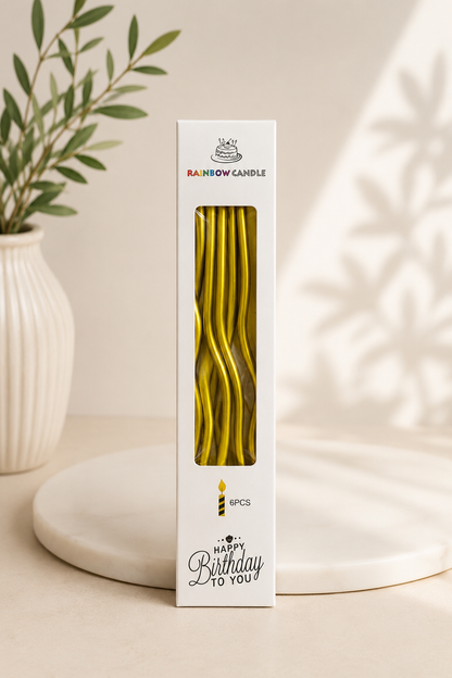Bougies anniversaire | Spirale Élégante