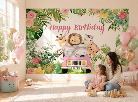 Toile de fond | Safari Anniversaire