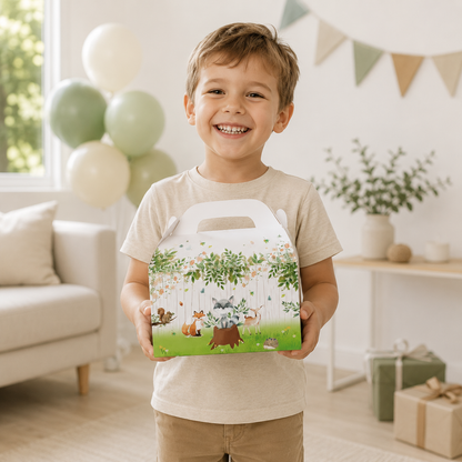 Jungle Theme Party Decor Supply Disposable Tableware Plate Banner Forest Animal Fox Hedgehog Balloon Baby Shower Kid Birthday