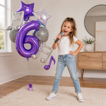 Ballon anniversaire | Thème Musique | 9 pièces