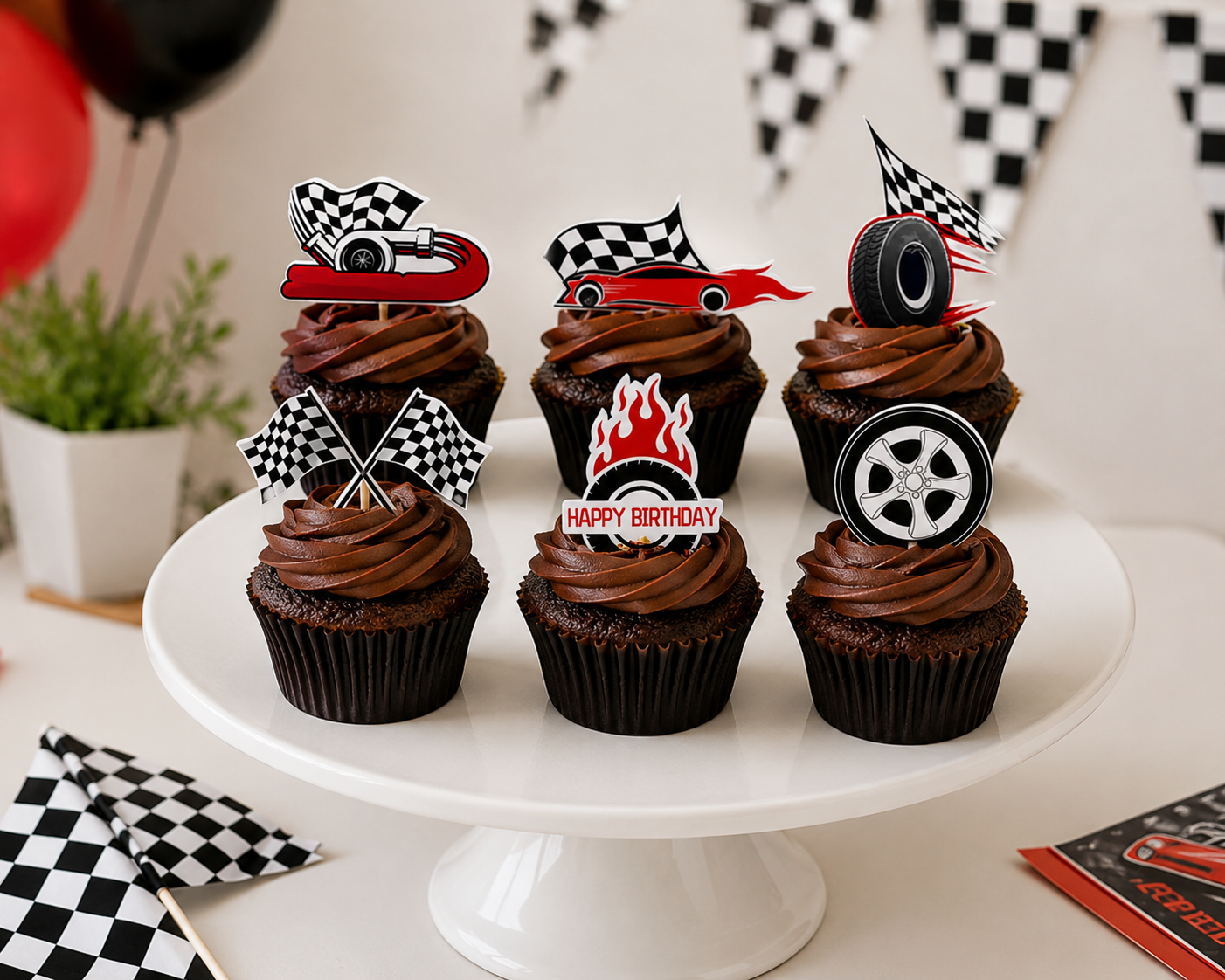 Cake topper anniversaire | Automobile