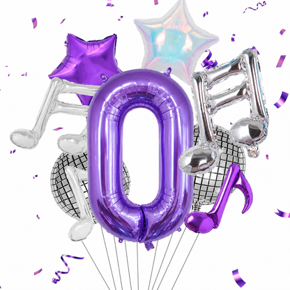 Ballon anniversaire | Thème Musique | 9 pièces