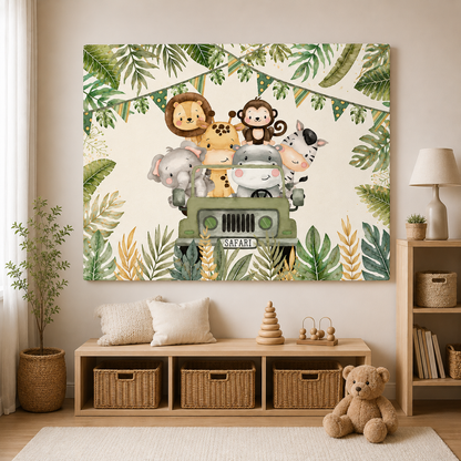 Toile de Fond Jungle Safari | Tropicale