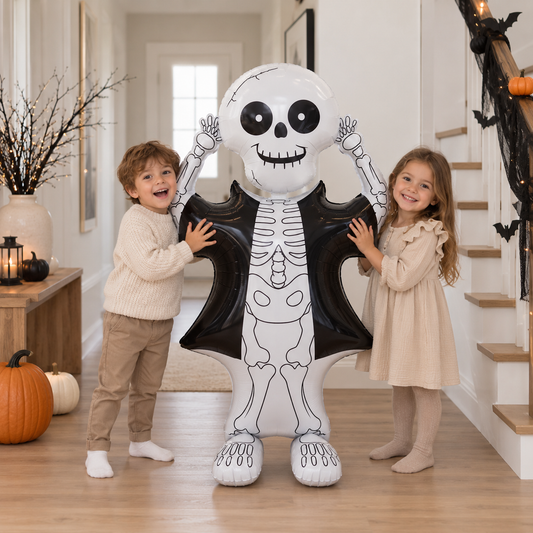 Ballon Halloween Squelette Géant | 122 cm